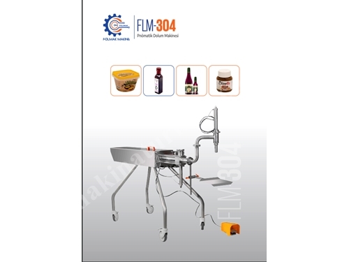 FLM 304 Pneumatische Flüssigkeitsfüllmaschine für Lebensmittel