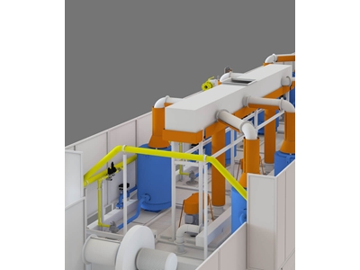 Doğalgaz Veya Elektrik Isıtmalı Tünel Tipi Toz Boya Pişirme Fırını - 1