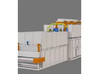 Doğalgaz Veya Elektrik Isıtmalı Tünel Tipi Toz Boya Pişirme Fırını