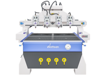 4 Çalışma Kafalı Ahşap CNC Router  - 0