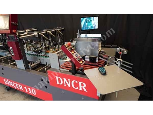 3-4-6 Noktalı (DNCR 110) Kutu Katlama Yapıştırma Makinesi 