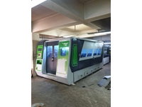 3 kW Kabinli Çift Tabla Fiber Lazer Kesim Tezgahı