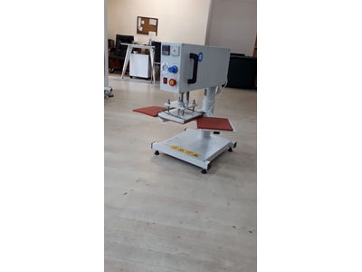 1.1 kW Yarı Otomatik Gezer Kafa Transfer Baskı Presi - 3