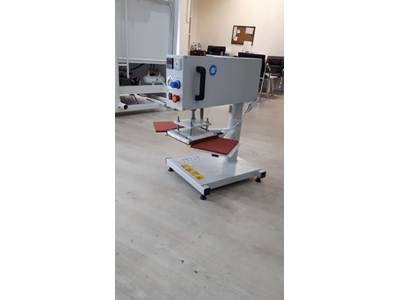 1.1 kW Yarı Otomatik Gezer Kafa Transfer Baskı Presi - 1