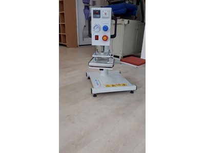 1.1 kW Yarı Otomatik Gezer Kafa Transfer Baskı Presi - 4