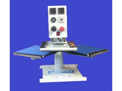 1.1 kW Yarı Otomatik Gezer Kafa Transfer Baskı Presi - 0