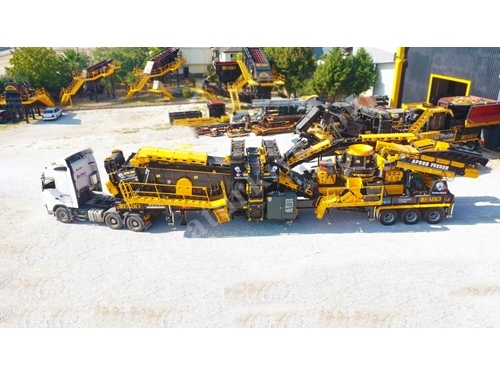 200-300 Tons/Hour Vertical Shaft Crusher Mobile Crushing Plant