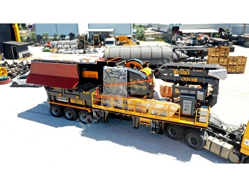 180-320 Ton / Hour Mobile Primary Stone Crushing Plant