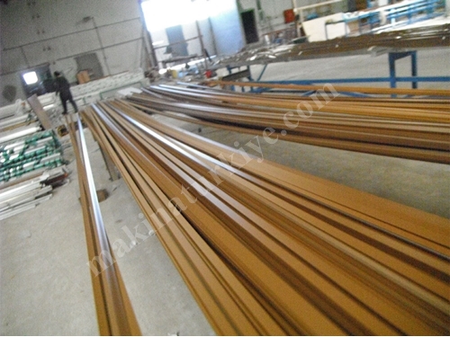 Système de transfert de poudre électrostatique en aluminium et bois de 150 mm