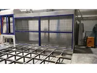 2560 gr / m2 Dry Type Electrostatic Wet Paint Cabin