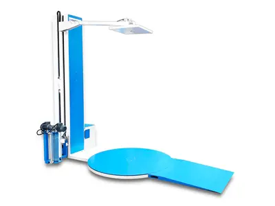 Top Printed ( Double Motorized Stretch ) Pallet Stretching Machine 