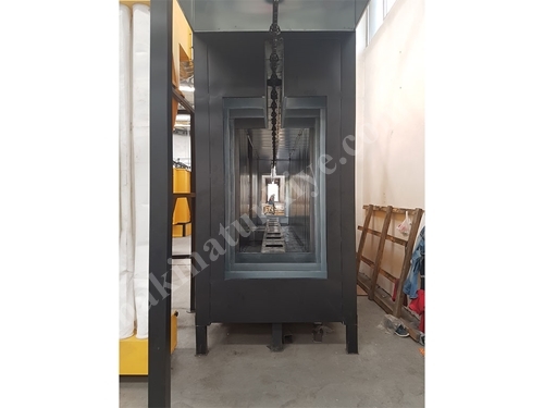 800 x 32000 mm Tunnel Type Powder Coating Oven
