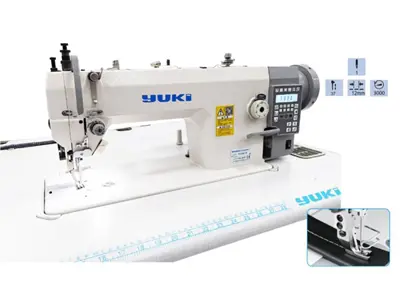 12 Mm Yuki Double Needle Thread Cutting Sewing Machine