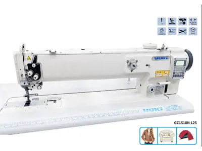 65 Cm Yuki Double Slipper Single Needle Thread Trimmer Sewing Machine