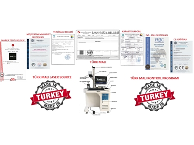 30W Türk Malı Belgeli Fiber Lazer Markalama Makinası-Kampanya - 4