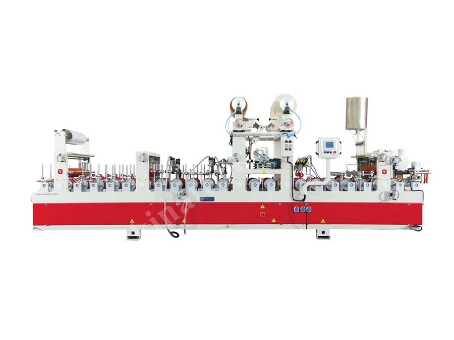 Pur Tutkallı Pvc Panel Laminasyon Makinesi Monoblok 6 M