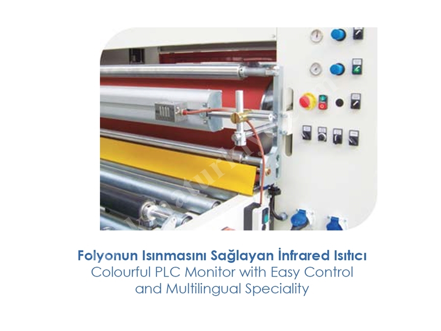 Reverse Merdaneli Yarı Otomatik Flat Laminasyon Hattı