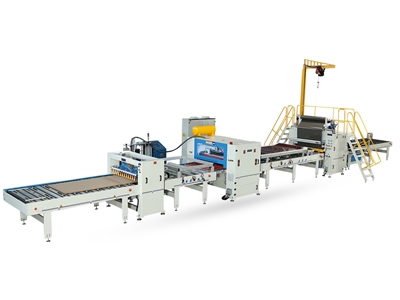 Reverse Merdaneli Yarı Otomatik Flat Laminasyon Hattı