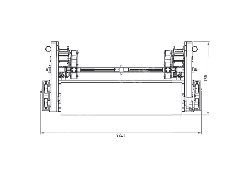 50-1500 mm Panel Üzeri Koruyucu Bant 2 Kenarlı Temizleme Makinesi