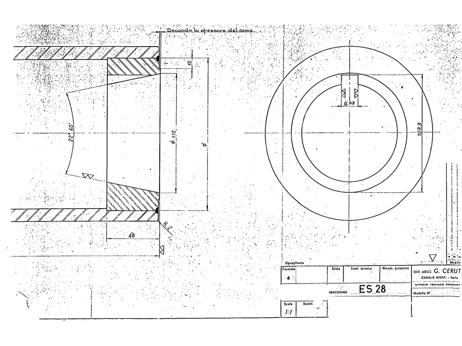 Cylindres de machine d'impression héliogravure Cerutti