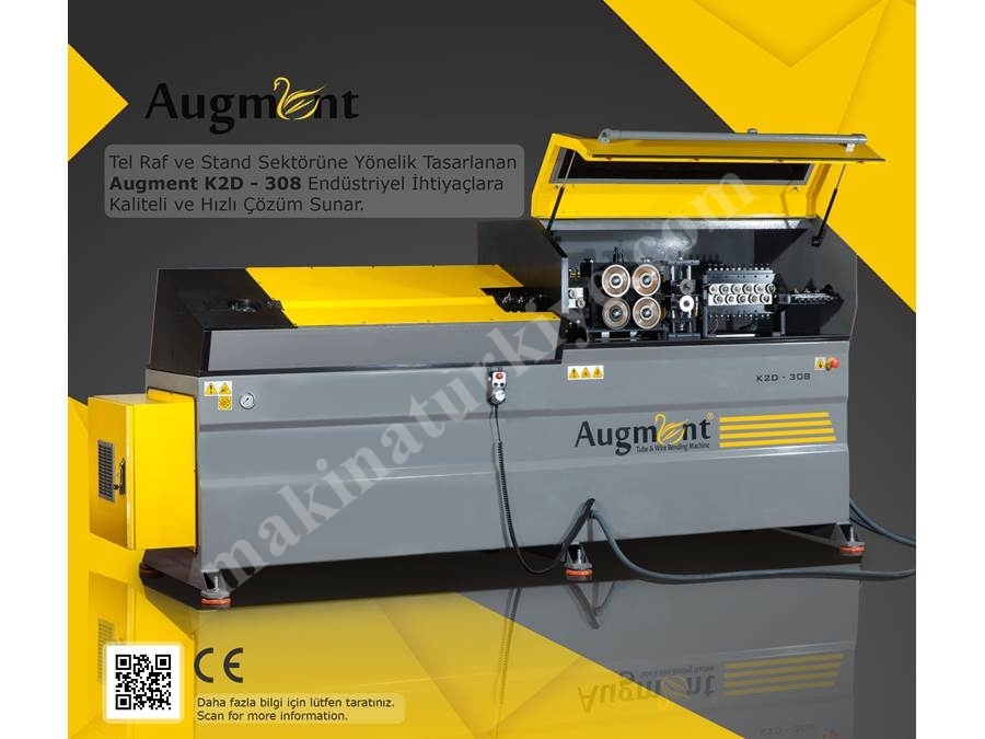 Cnc Tel Bükme Makinası (2 Boyutlu) Ø3mm ~ Ø8mm