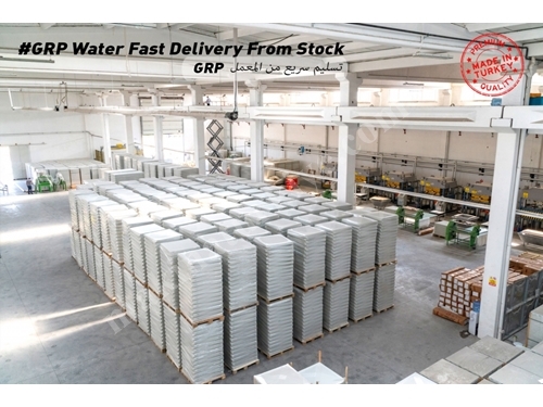 GRP-SMC- und glasfaserverstärkter Wassertank