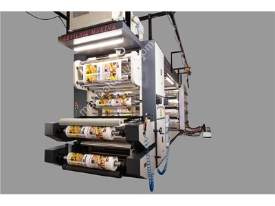 8 Color Double Wrap Double Warp Flexo Label Printing Machine - 2