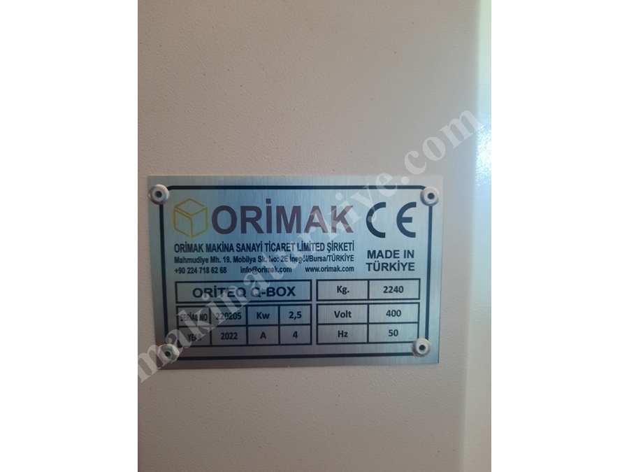 Oriteq Q BOX Karton Kutu Makinası
