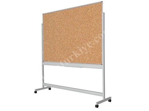 120x200 Tekerlekli Brifing Mantar Pano 