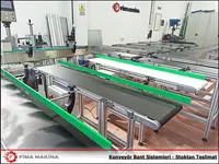 Système de bande transporteuse de ligne de production d'usine de la série FM125İ