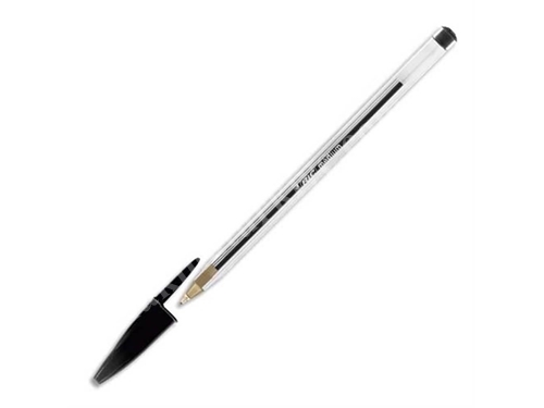 Cristal 1 Mm Siyah Medium Tükenmez Kalem