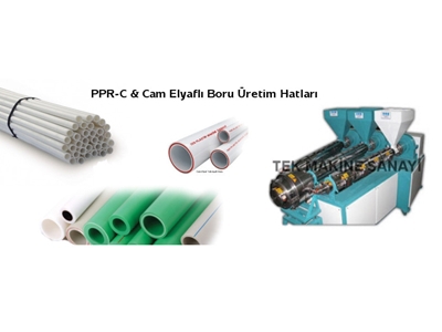 TM MH018 Plastik Boru Makinesi Hattı 