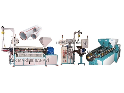Plastik Boru Makinesi Tek Vidalı Extruder