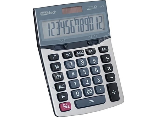6906 (12 Hane) Masaüstü Hesap Makinası 