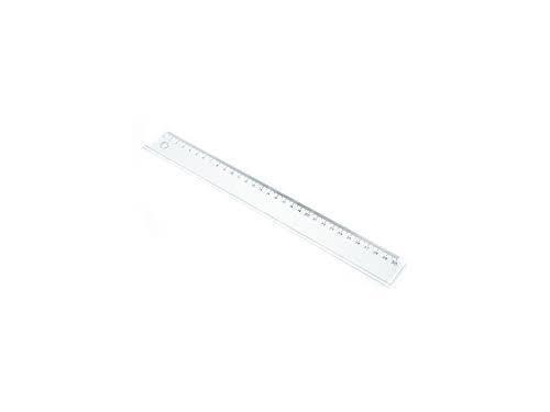 30 Cm Şeffaf Plastik Cetvel