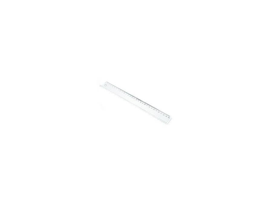 30 Cm Şeffaf Plastik Cetvel