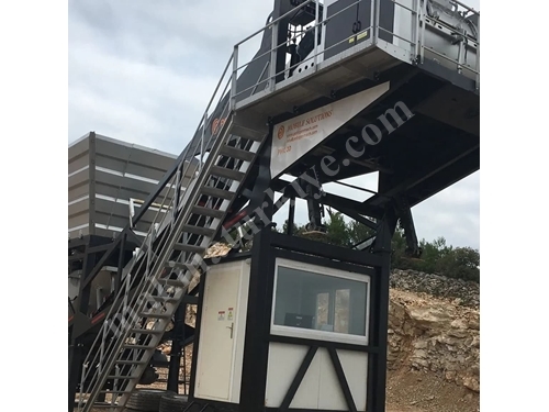 60 m3 Saat Mobil Beton Santrali / 60 m3 Hour Mobile Concrete Batching Plant