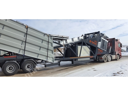 60 m3 Saat Mobil Beton Santrali / 60 m3 Hour Mobile Concrete Batching Plant