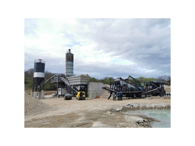 Mobil Kum Makinesi Mobil Konkasör / Mobile Sand Machine Mobile Crusher