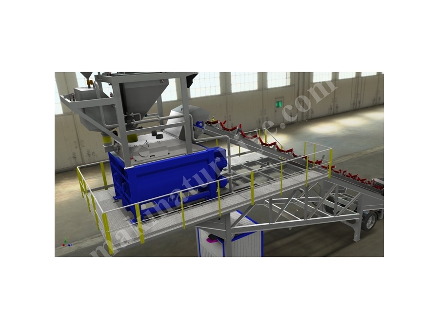 120 M3 Mobil Beton Santrali / 120 M3 Mobile Concrete Batching Plant