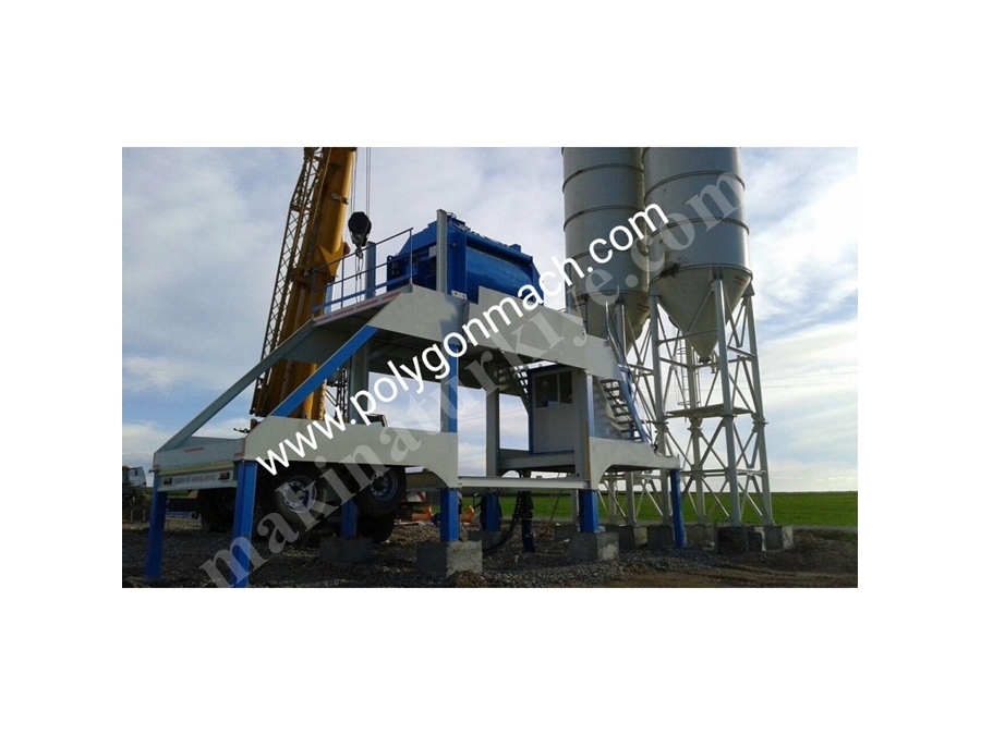 120 M3 Mobil Beton Santrali / 120 M3 Mobile Concrete Batching Plant