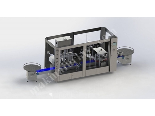 Line Machine Bucket Filling and Capping Machine