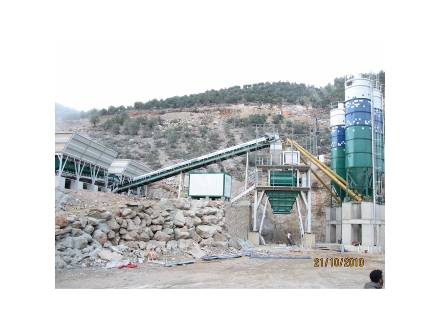 160 M3 Sabit Beton Santrali Psc160 / 160 M3 Fixed Concrete Batching Plant Psc160