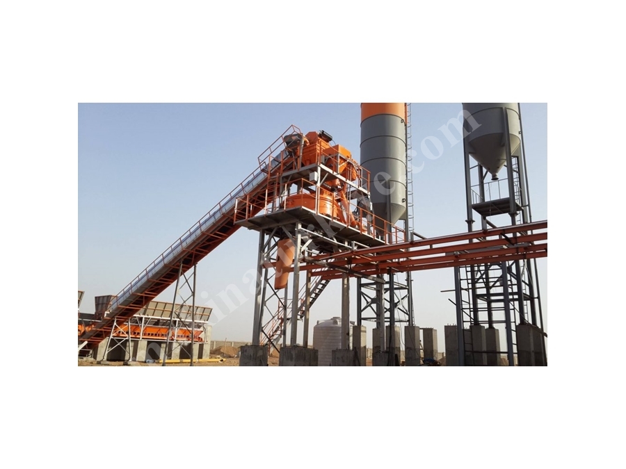 240 M3 Sabit Beton Santrali Psc240 / 240 M3 Fixed Concrete Batching Plant Psc240
