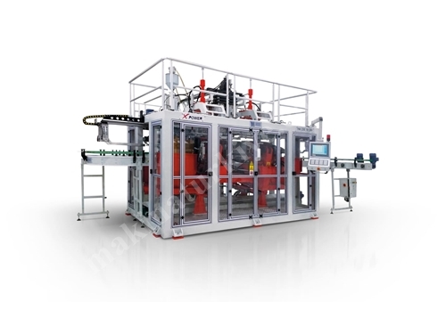 320 Litre Çift Kafa Plastik Enjeksiyon Şişirme Makinası 