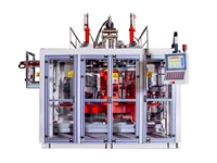 Çift Kafa Plastik Enjeksiyon Şişirme Makinası YM_CES_TX_300