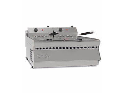 8+8 Litre Elektrikli Model Fritöz  - 0