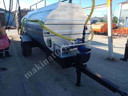 8 Ton Single-Axle Vacuum-Delivery System Pump Water Tanker
