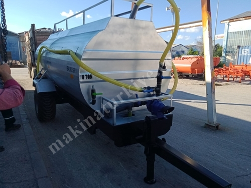 8 Ton Single-Axle Vacuum-Delivery System Pump Water Tanker