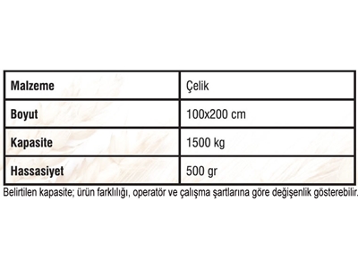 Büyükbaş Hayvan Kantarı  - 3